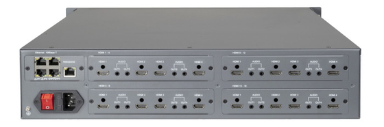 PM60MA3H/00-16H IP Video Matrix System con uscita 16CH HDMI Input Video Over Ip Video Wall Management